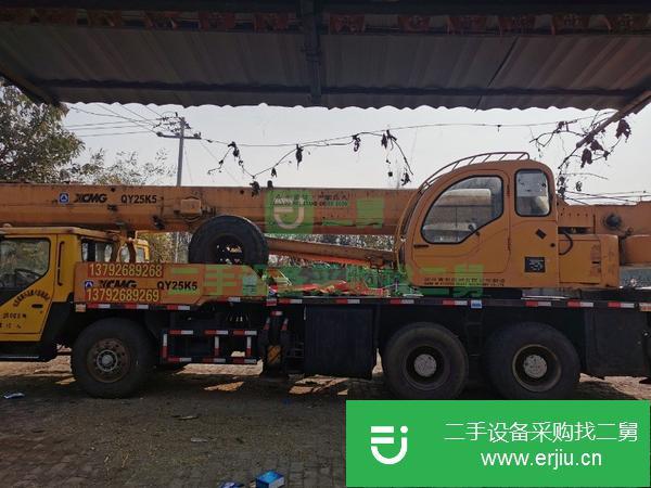 山東出售二手07年徐工25k5吊車