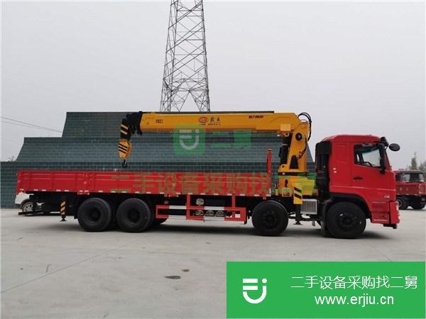 安徽出售二手東風前四后八16噸隨車吊