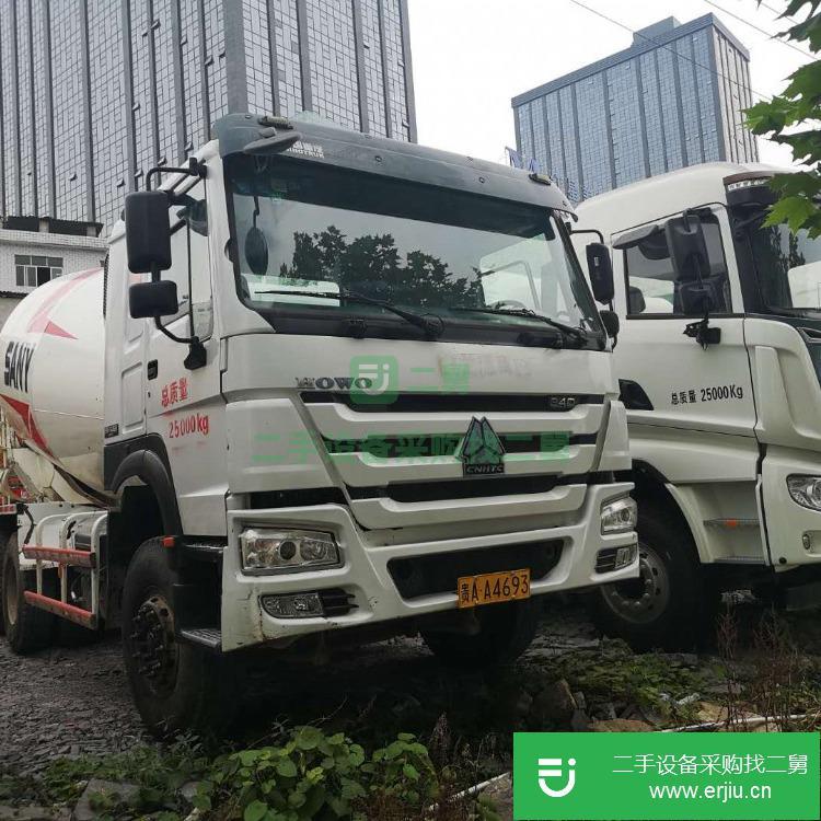 貴州出售二手豪沃大15方攪拌車