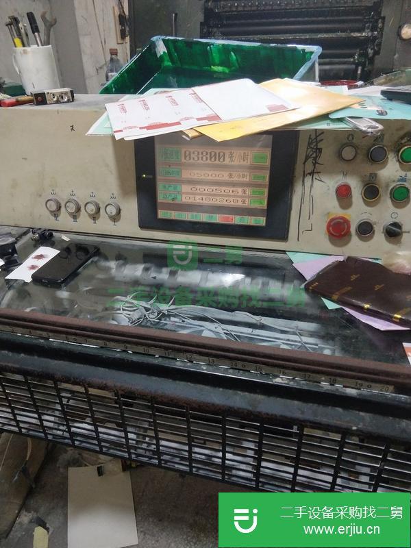 江蘇出售二手光華4650高配四色印刷機