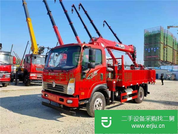 湖北出售二手程力5噸四節臂隨車吊