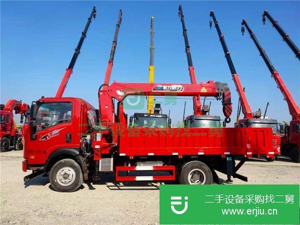 湖北出售二手程力5噸四節臂隨車吊