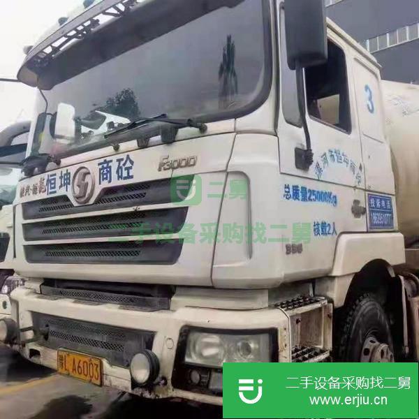 湖北出售二手14年德龍攪拌車,國四,15方