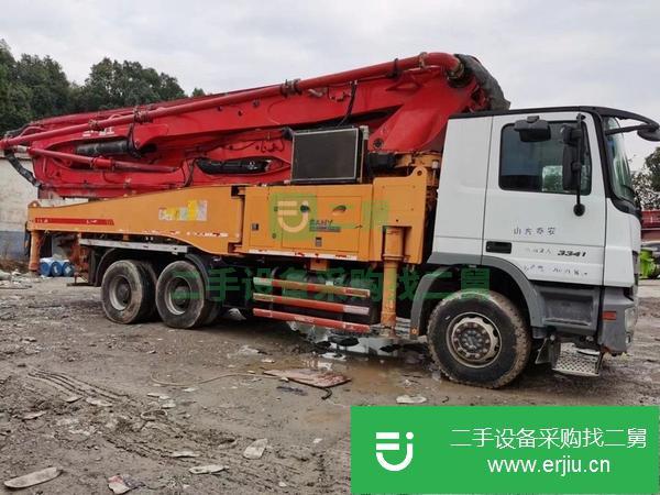 湖南出售二手三一奔馳國四49米泵車