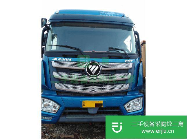 江西出售二手福田歐曼前四后八高欄載貨車