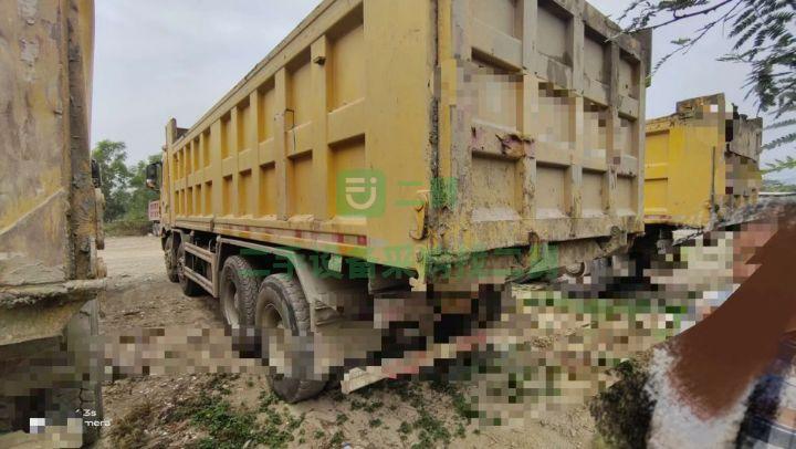 廣東出售19年格爾發(fā)江淮400馬力，七米六貨箱自卸車