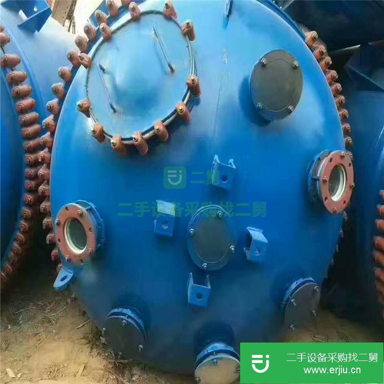 山東出售二手10立方搪瓷反應釜