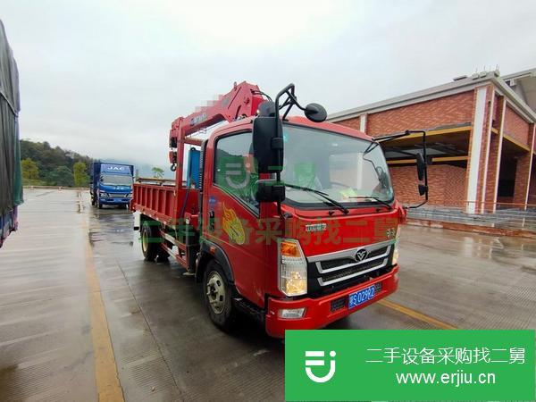江蘇出售二手重汽豪曼5噸隨車吊