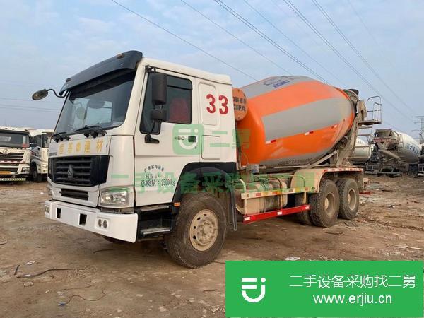 山東出售二手豪沃國四十二方攪拌罐車