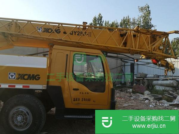 河南出售二手12年徐工25K汽車吊手續齊全