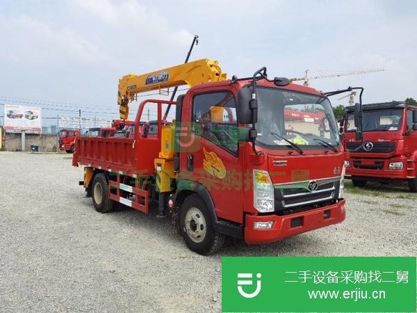湖南出售二手豪曼藍牌隨車吊