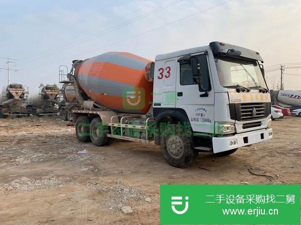 山東出售二手豪沃國四十二方攪拌罐車