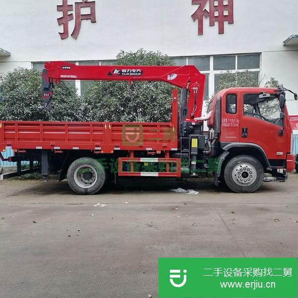 湖北出售二手程力威7噸隨車吊