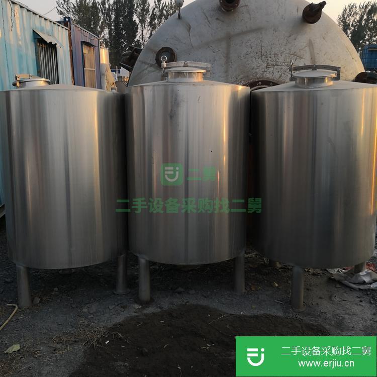 山東出售二手不銹鋼儲罐