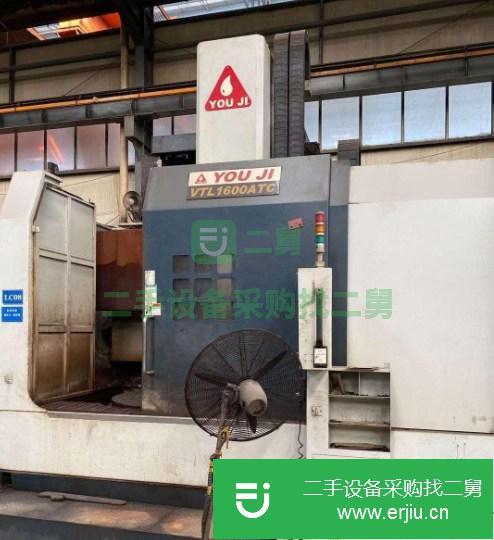 廣東出售二手臺灣油機1600數控立式車床