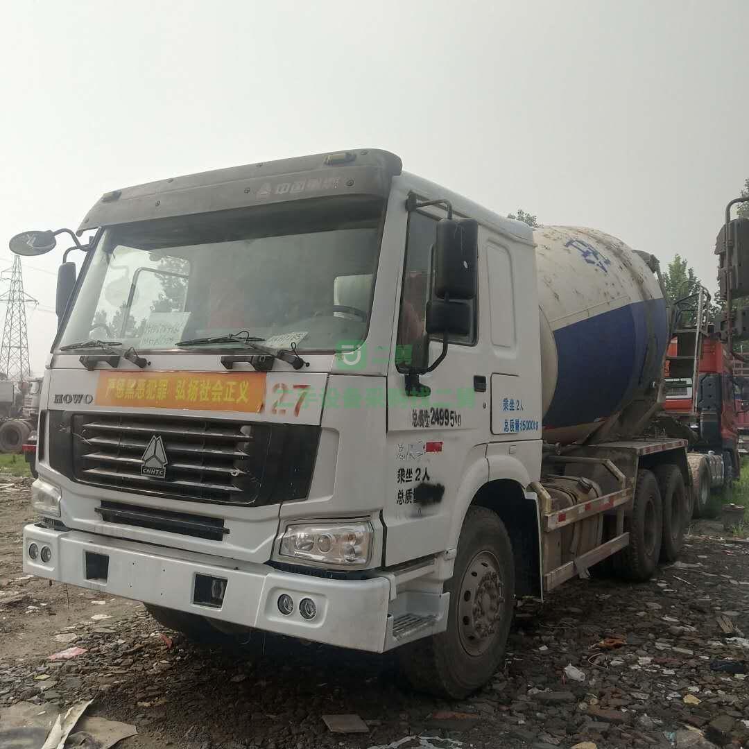 出售二手12方三一國五水泥攪拌罐車