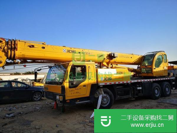 河南出售二手12年徐工25K汽車吊手續齊全