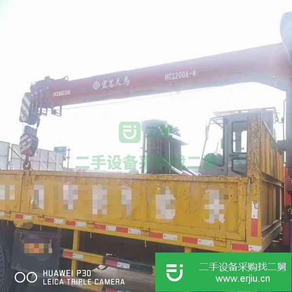 河南出售二手宏昌天馬8噸5節(jié)臂隨車吊