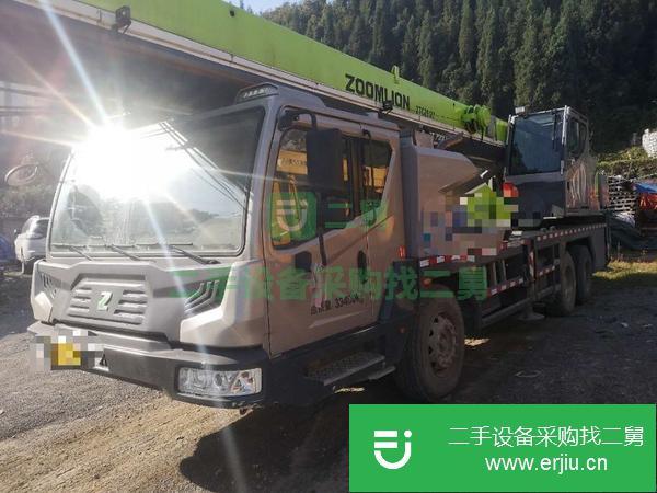 貴州出售二手中聯(lián)250v5汽車吊17年出廠