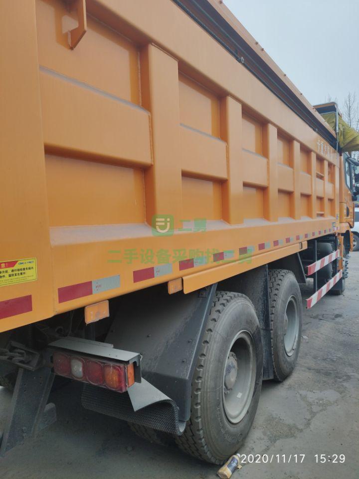 出售6.5米德龍X3000后八輪自卸車，安康發動機漢德橋12速