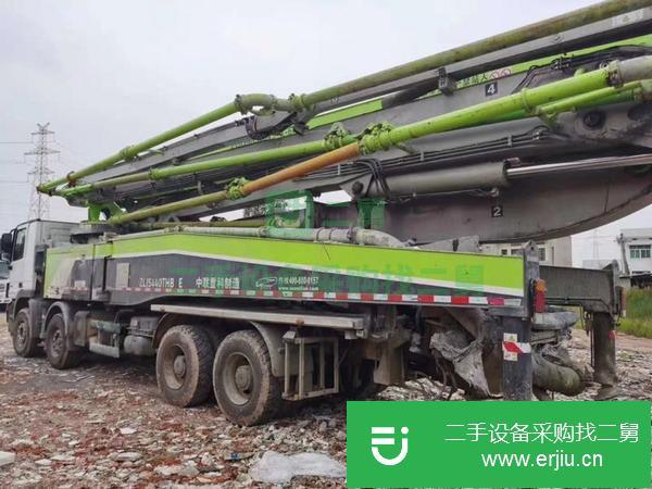 湖南出售二手中聯(lián)國五奔馳56米泵車