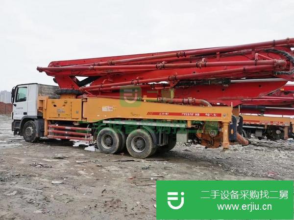 湖南出售二手三一奔馳國四49米泵車