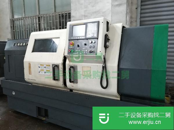 江蘇出售二手數控車床，大孔徑82,發那科TD系統,獨立主軸,自動三檔。加工1米長