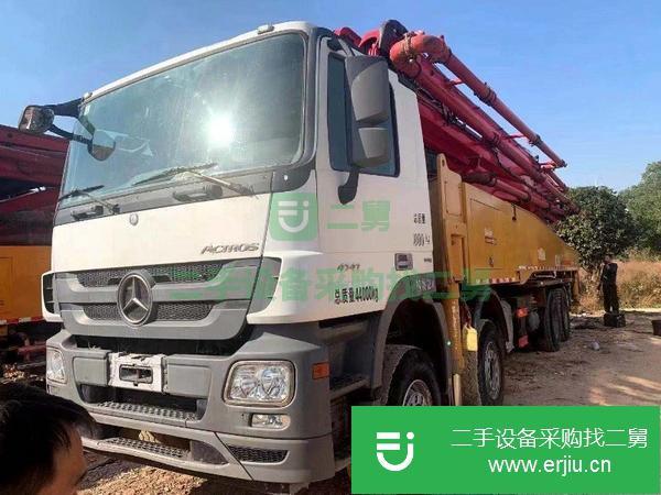 河北出售二手18年三一奔馳56米泵車
