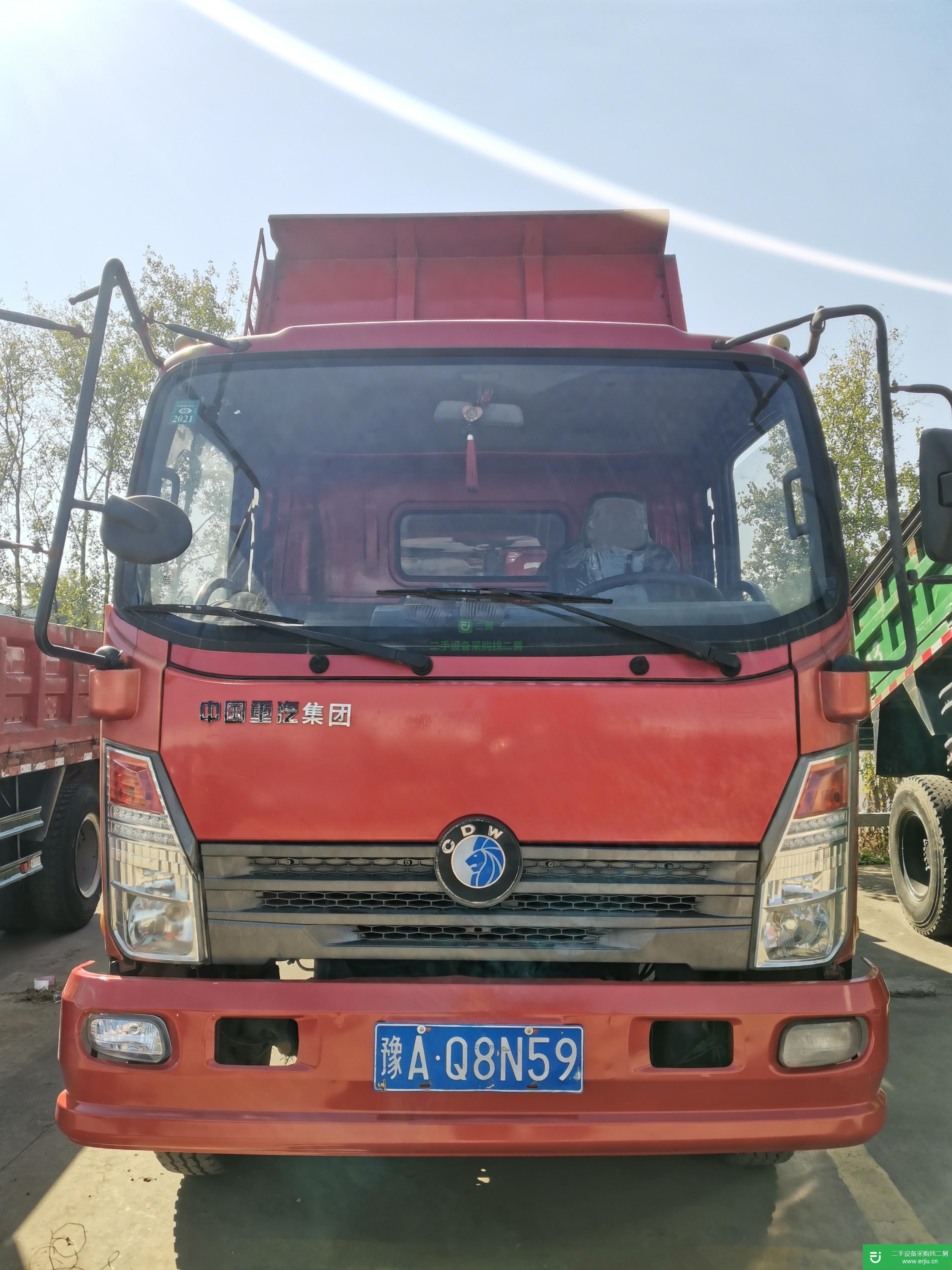 江蘇出售二手重汽王牌自卸車