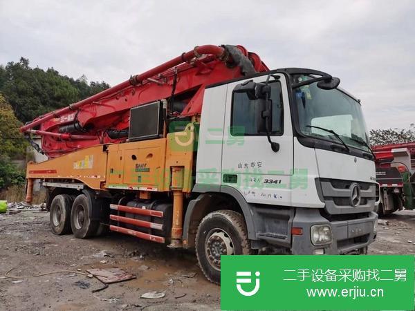 湖南出售二手三一奔馳國四49米泵車
