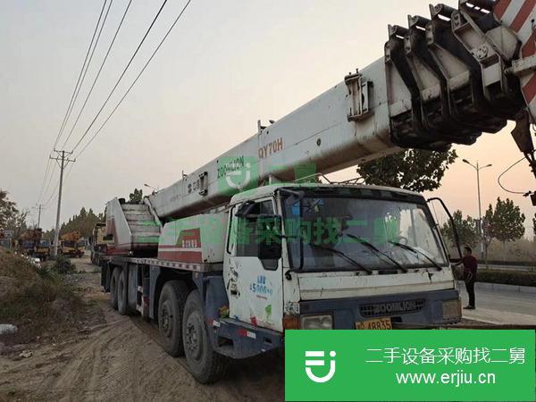 河北出售二手國三中聯70噸吊車手續齊全
