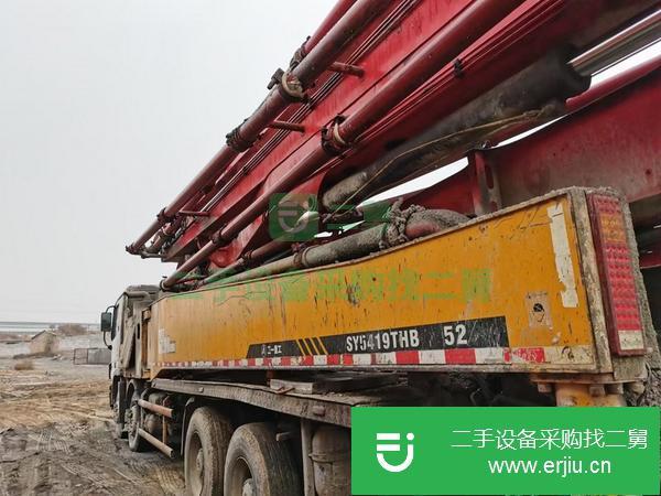 北京出售二手三一52米泵車手續齊全