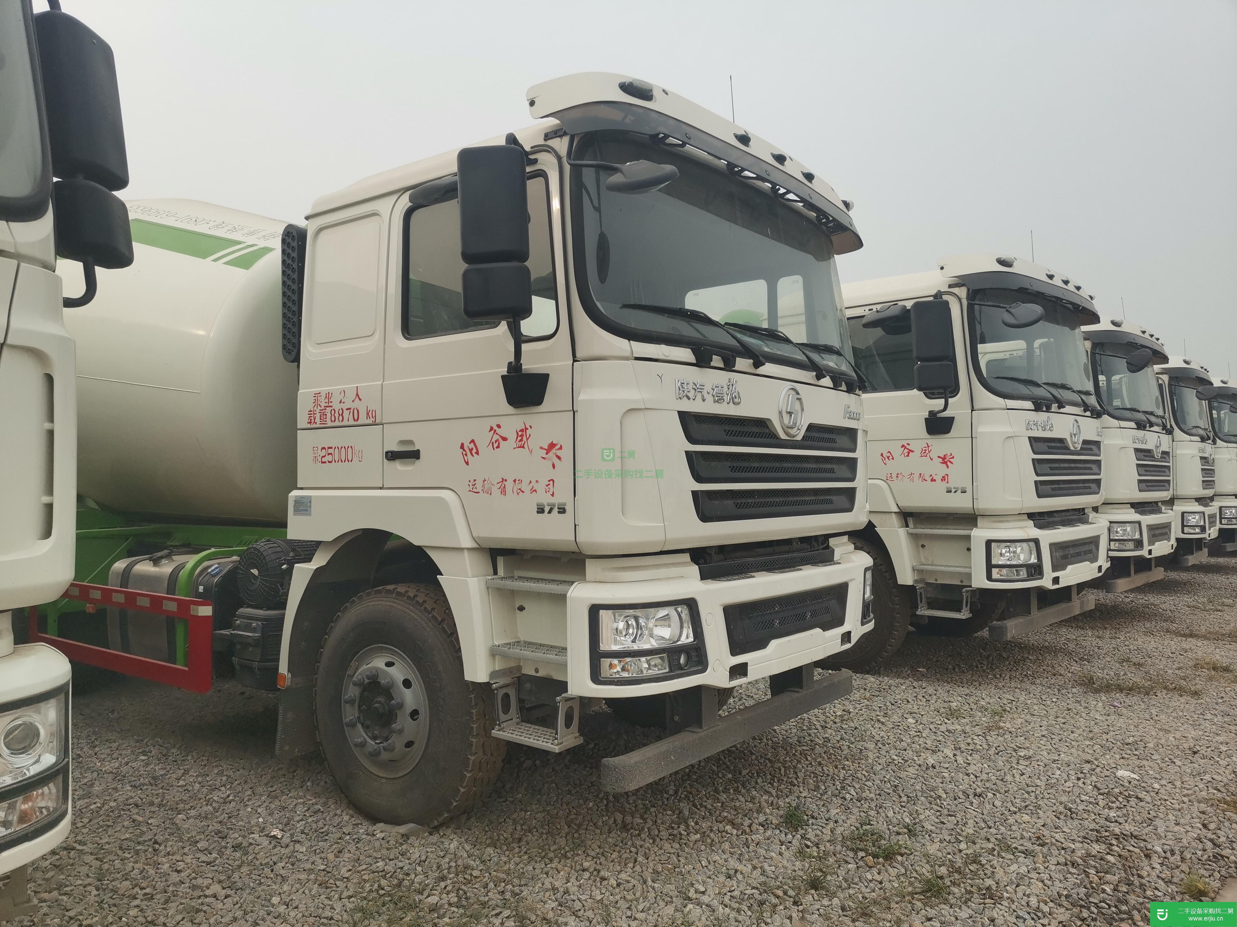山東出售二手陜汽重卡攪拌車