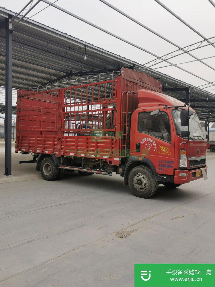 山東出售二手重汽豪沃倉柵式貨車