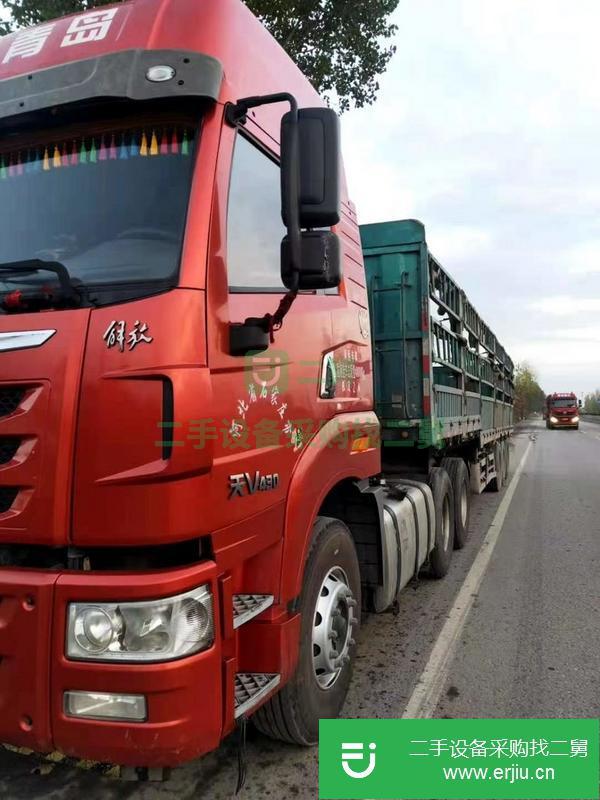 江蘇出售帶交強險解放牽引車，430馬力濰柴動力法士特變速箱