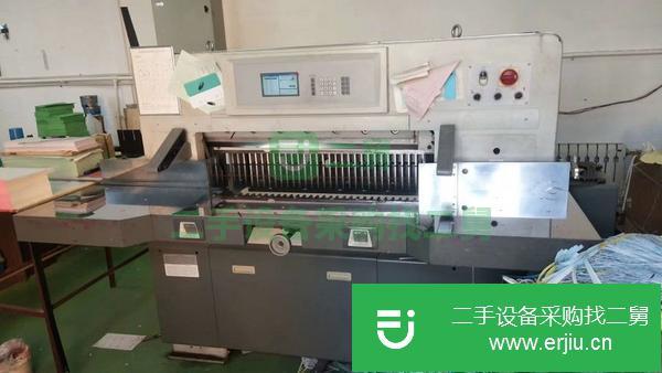 山東出售二手2015年戴氏雙導軌程控切紙機