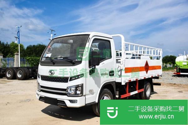 四川出售二手躍進國六柴油危險品廂式運輸車