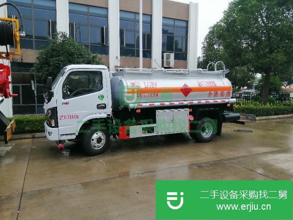 浙江出售二手國六東風5噸油罐車萬里揚5變速箱包上牌可分期