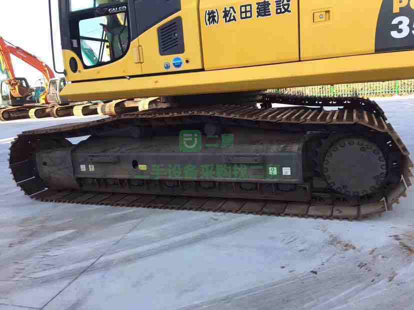 出售純進口小松350挖掘機，低價轉讓質保一年