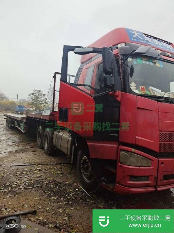 內蒙古出售二手雙驅解放牽引車 350馬力