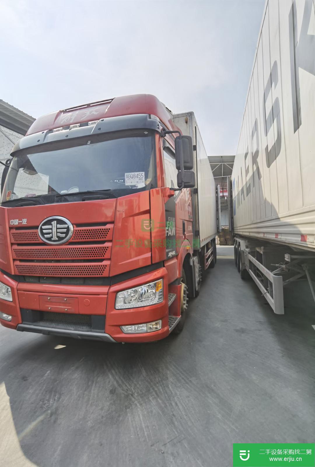 江西出售二手解放J6P冷藏車