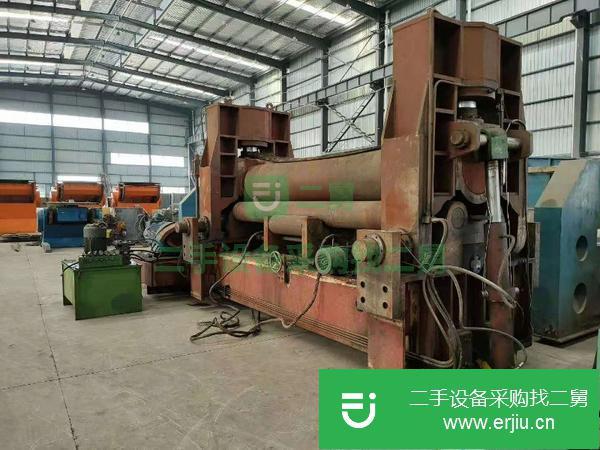 浙江出售二手45X3米液壓上棍萬能卷板機