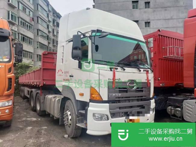 江西出售二手廣汽日野半掛車