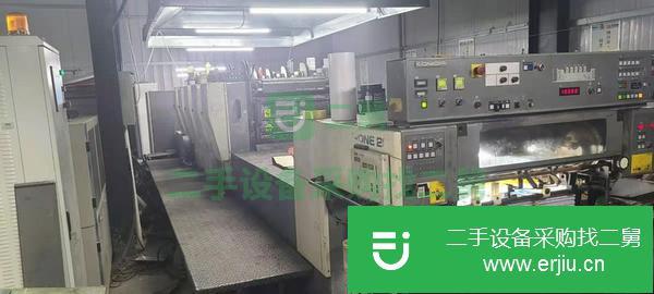山東出售二手1999年12月份小森L528印刷機