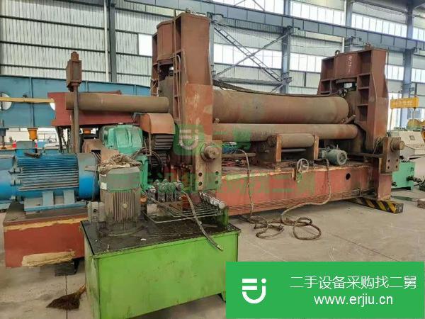浙江出售二手45X3米液壓上棍萬能卷板機