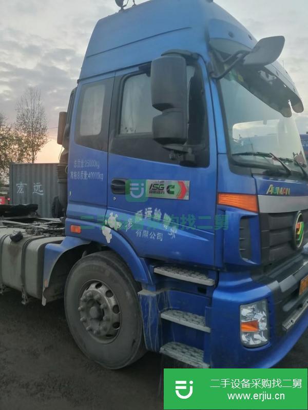 河北出售二手歐曼牽引車，430馬力精品車況，國五雙驅！