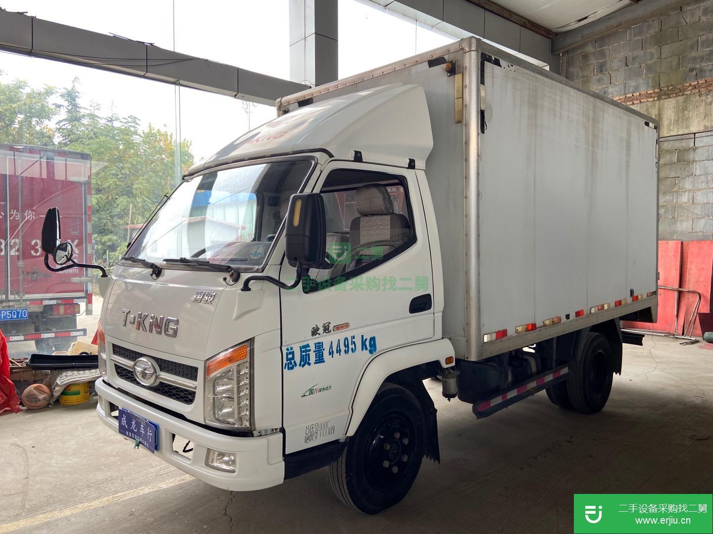山東出售二手唐駿箱式貨車