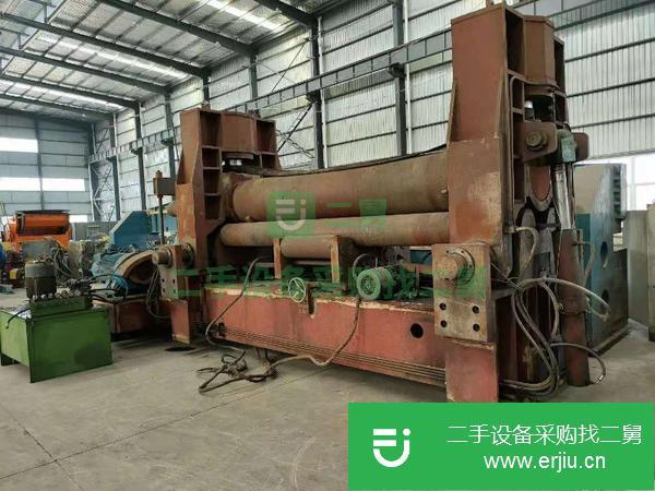 浙江出售二手45X3米液壓上棍萬能卷板機
