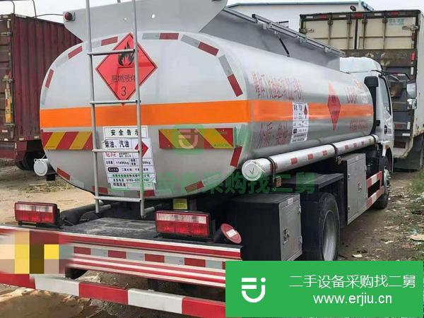 天津出售二手8噸油罐車朝柴156力馬發動機車況完美