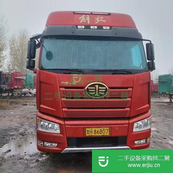 江蘇出售二手解放牽引車 460馬力雙驅國五